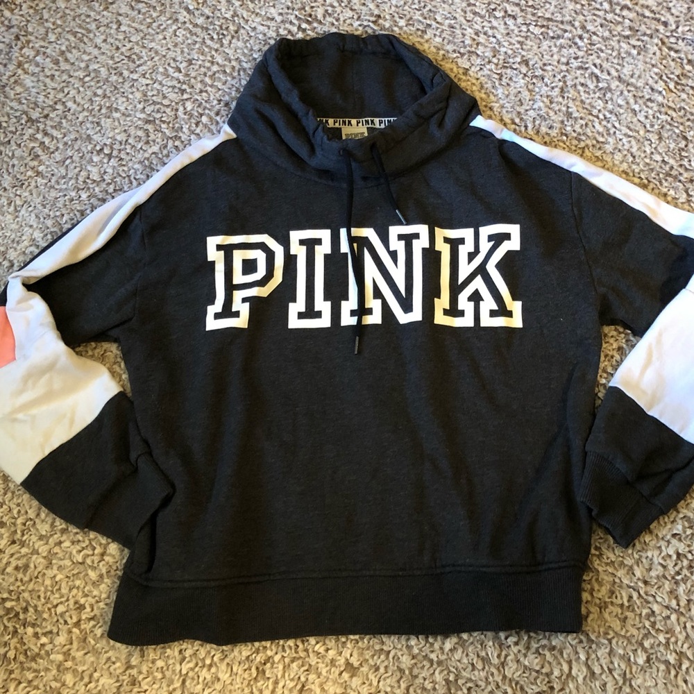 PINK funnel neck sweatshirt